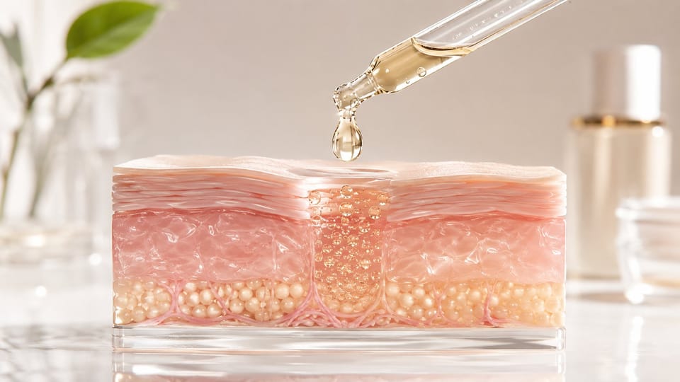 Độ thấm của NAD+ trong sản phẩm skincare