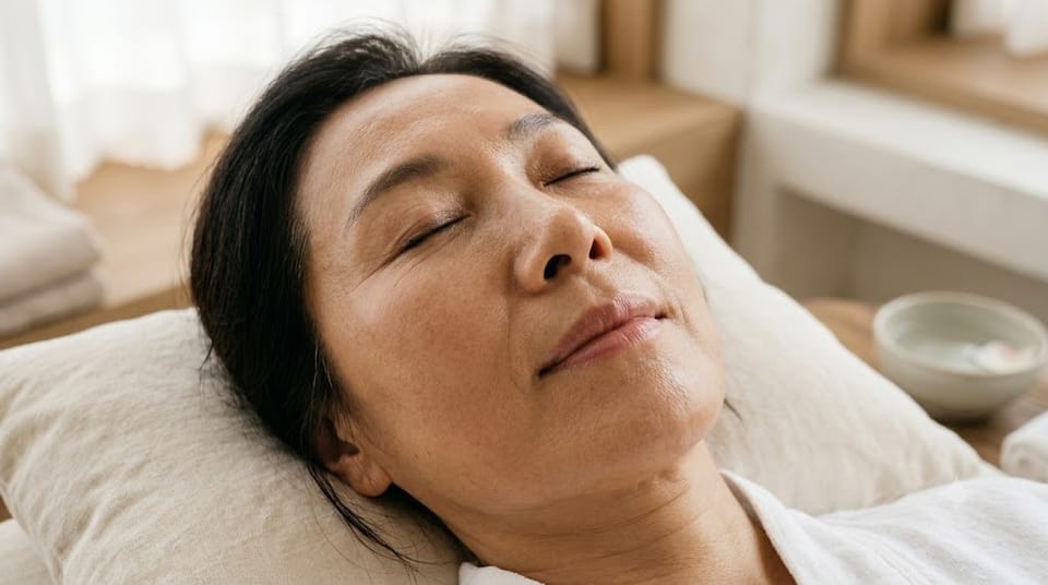Vùng rãnh mũi má nơi thường xuất hiện nếp nhăn tĩnh