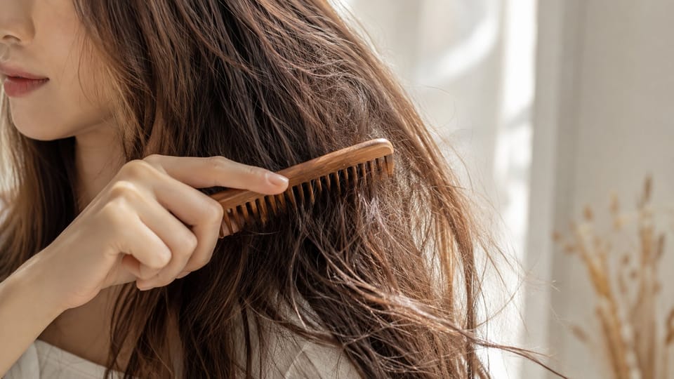Da khô căng, bong nhẹ sau khi rửa mặt bằng nước cứng