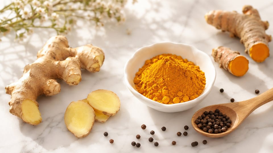Gừng và nghệ có tác dụng giảm đau bụng kinh tự nhiên theo nghiên cứu khoa học