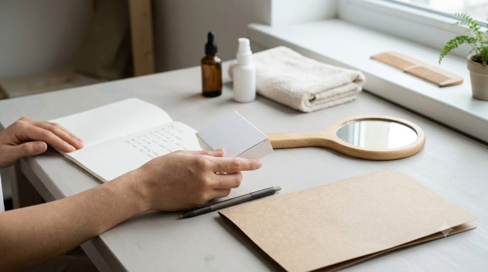 Ảnh minh họa AI: Chuẩn bị đơn thuốc khi hỏi về isotretinoin và laser CO2 trị sẹo