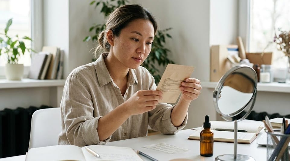 Ảnh minh họa AI: Đọc nhãn miếng dán mụn trước khi chọn loại có hoạt chất