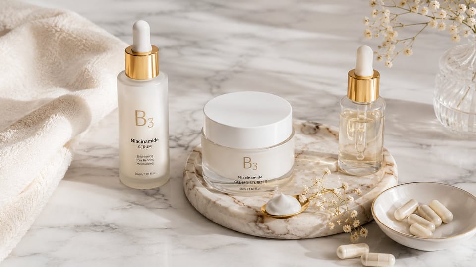Niacinamide cho da mụn: cơ chế tác dụng, cách dùng và kết hợp đúng