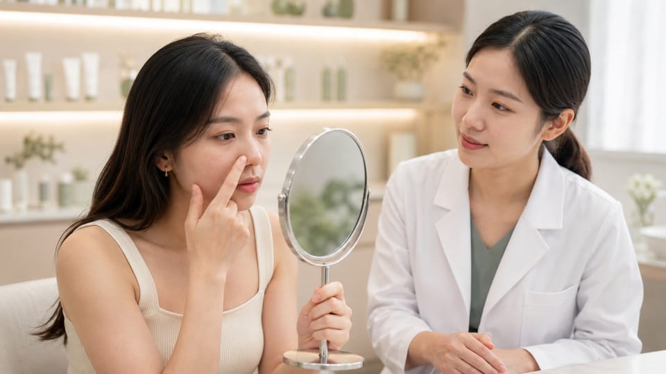 Mụn đầu đen hay sợi bã nhờn ở mũi? Cách phân biệt và chăm sóc