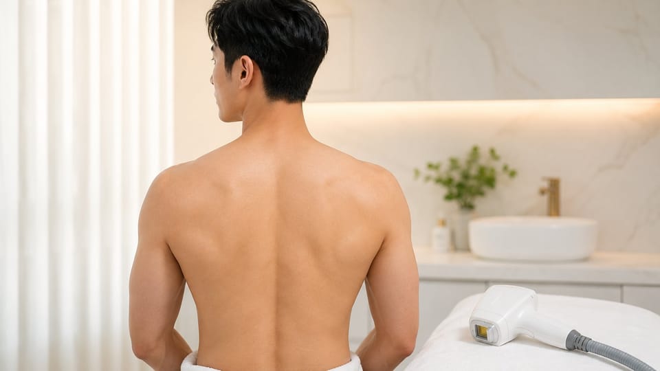 Triệt Lông Lưng và Ngực Cho Nam: Số Buổi, Quy Trình và Lưu Ý